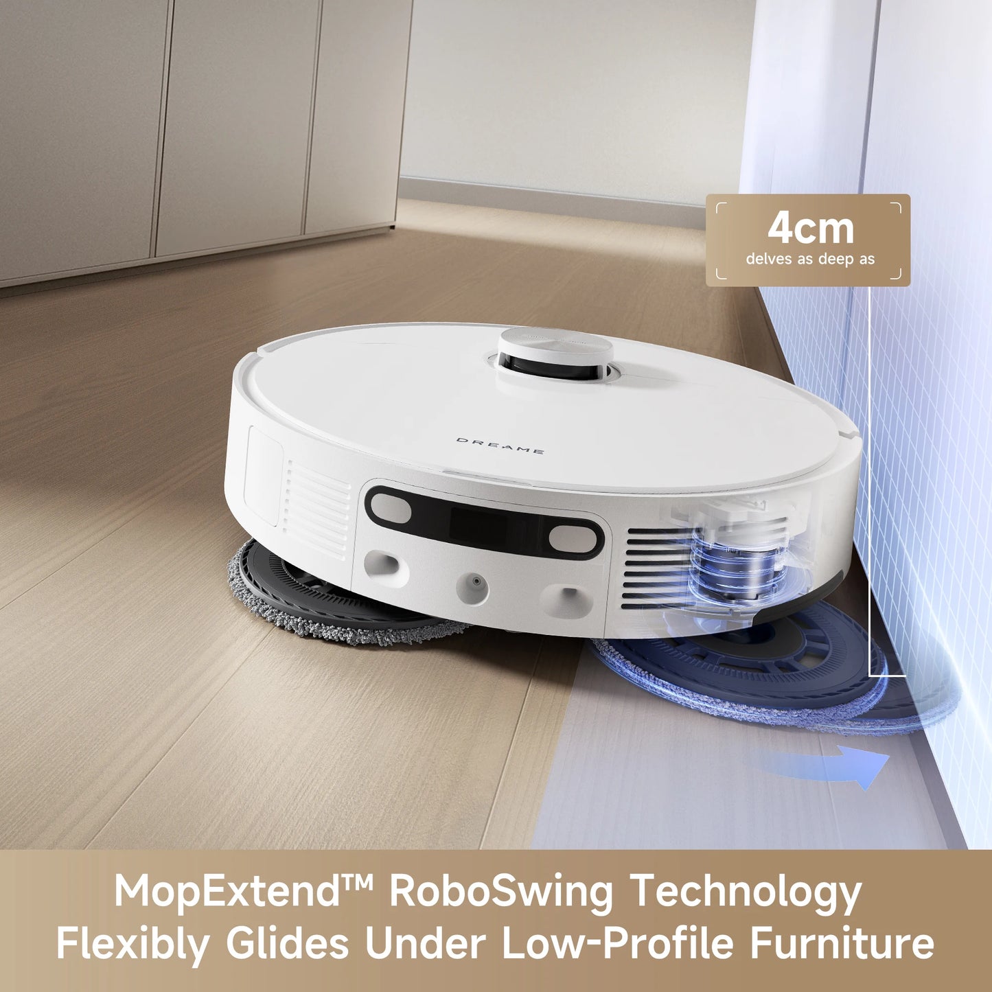 Refurbished 2-in-1 Robot Vacuum and Mop, 10KPa Suction, MopExtend, Self-Emptying Base for 75 Days of Cleaning, Self-cleaning and drying mops, Carpet Boost, L10s Ultra Gen2 Cleaning Bundle