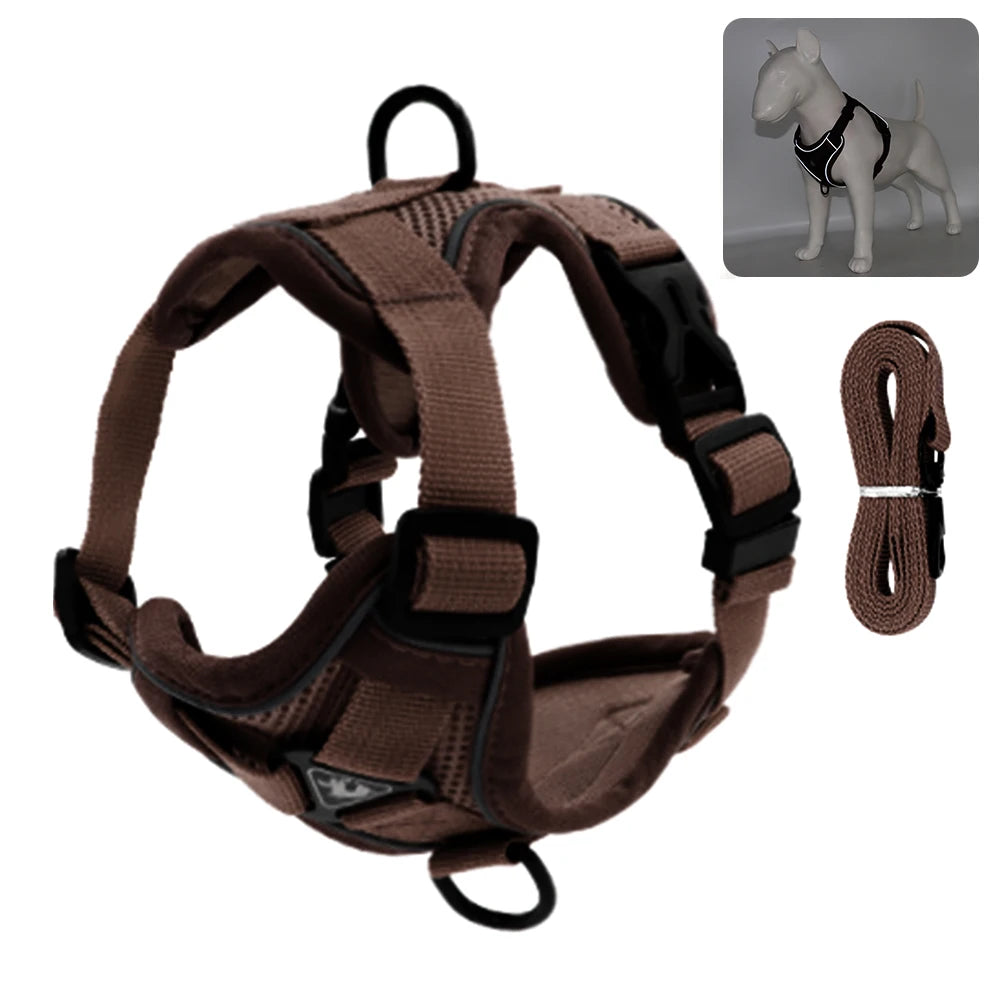 Cat Harness Escape Proof Breathable Cat Harness and Leash for Walking Outdoor Easy Control Pet Dog Cat Leash Reflective Harness - Pet Suppie