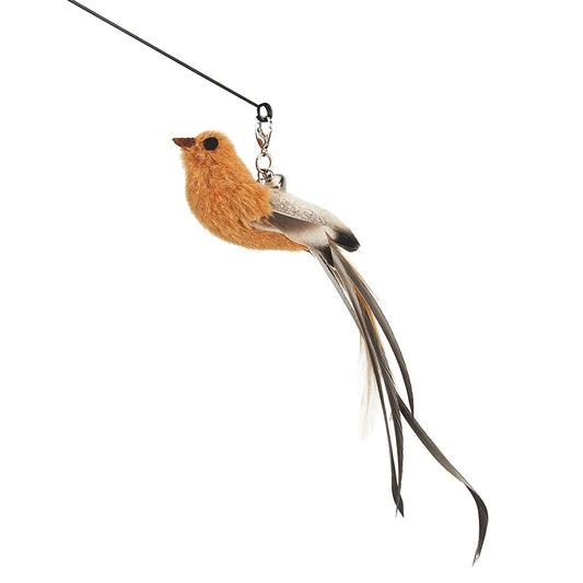 Replacement Head for Funny Cat Stick Toy Bell Various Kinds Cats Rod Feather Birds Teaser Toy for Kitten Pet Supplies