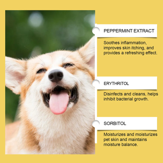 YEGBONG 60ml Herbal Anti Inflammatory Pet Supplement Liquid Drops Natural Support for Dogs and Cats with Sensitive Skin Stomach