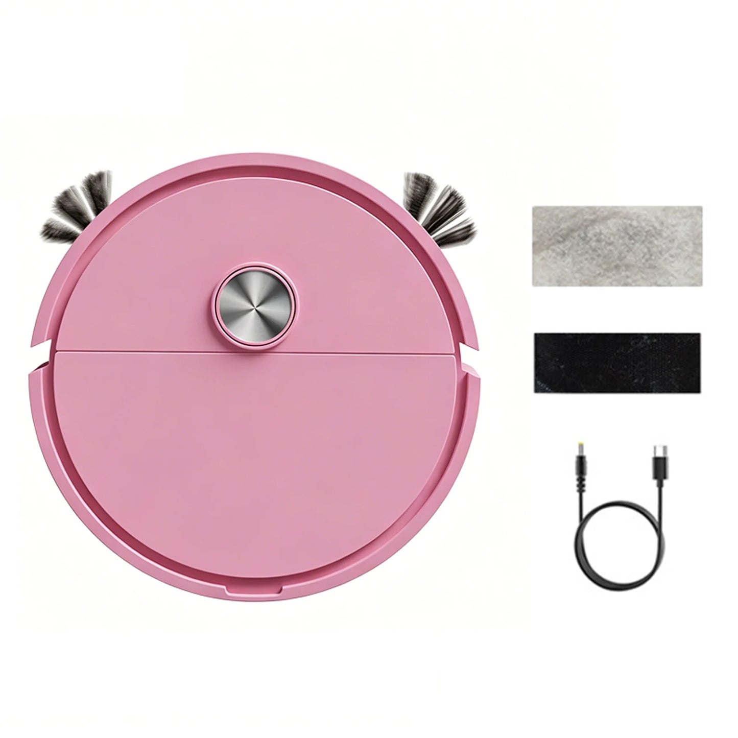 3 In 1 Multi Function Sweeping Cleaners Lightweight Compact Car Robot Vacuum Automatic Obstacle Avoidance for Car&Home Cleanings