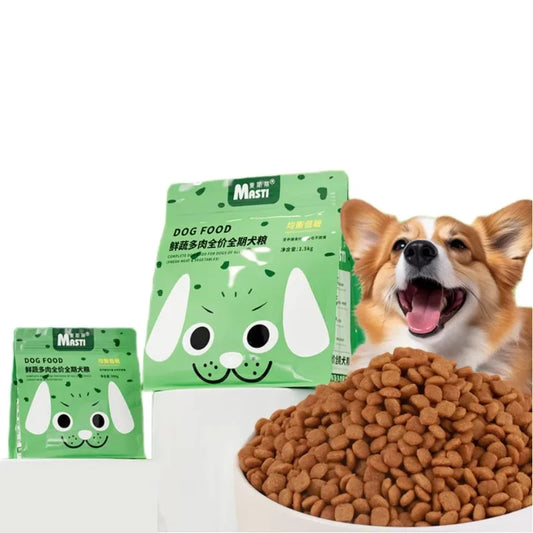 High Protein Chicken & Vegetable Dry Dog Food – Natural Organic Formula for Training & Daily Feeding (500g–1500g) - Pet Suppie