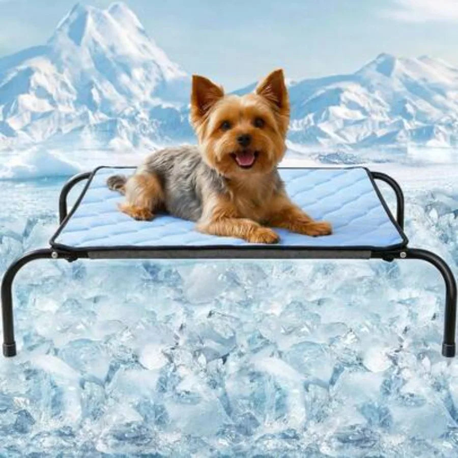 Pet Ice Silk Cooling Mat, Breathable and Non-Slip, Summer Heat Relief, Waterproof, Suitable For Dogs Cats, Universal Size For C
