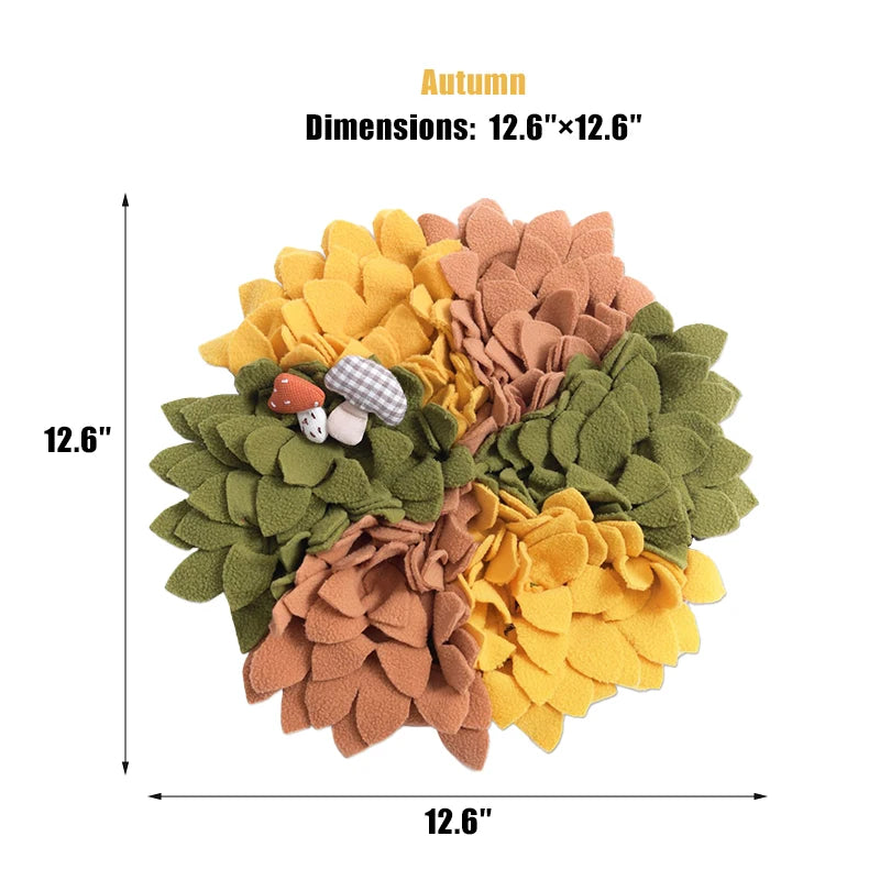 Dog Snuffle Mat, Interactive Slow Feeder, Foraging Game, Anxiety Relief Toy for Dogs, Indoor Outdoor Dog Enrichment