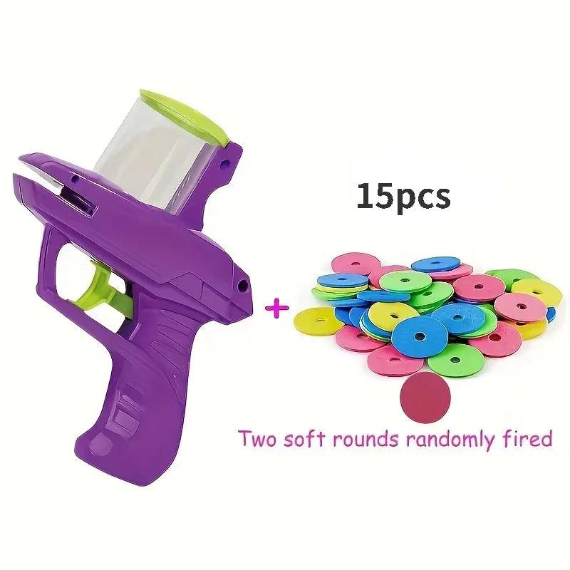 Pet Toy Gun with Flying Discs – Interactive Indoor & Outdoor Chasing Toy for Cats & Dogs - Pet Suppie