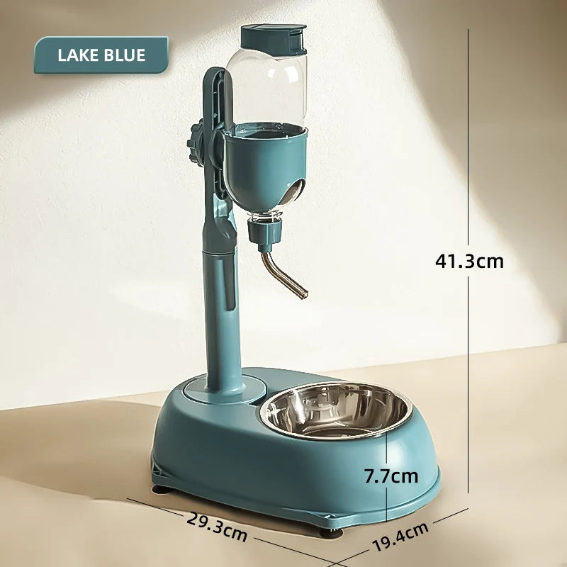 HOOPET Anti-Tip Hanging Pet Food & Water Dispenser – Auto Bowl Feeder for Dogs & Cats - Pet Suppie