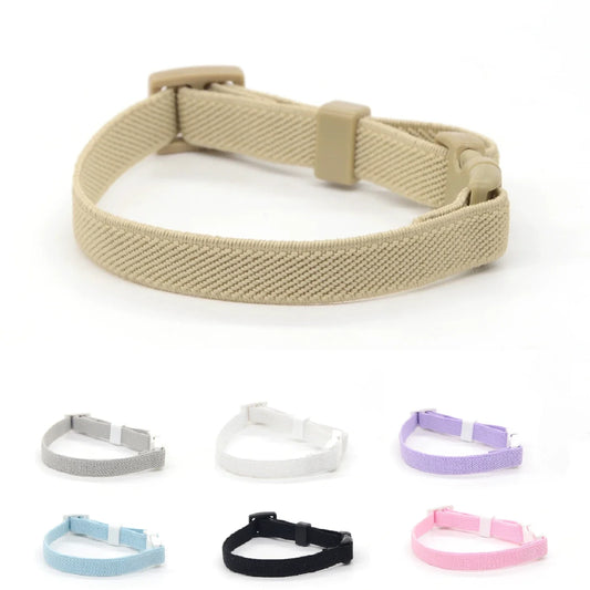 Cute Safety Stretch Elastic Cat Collar – Lightweight Quick-Release Kitten Collar for All Cats (24 Colours, S & L) - Pet Suppie