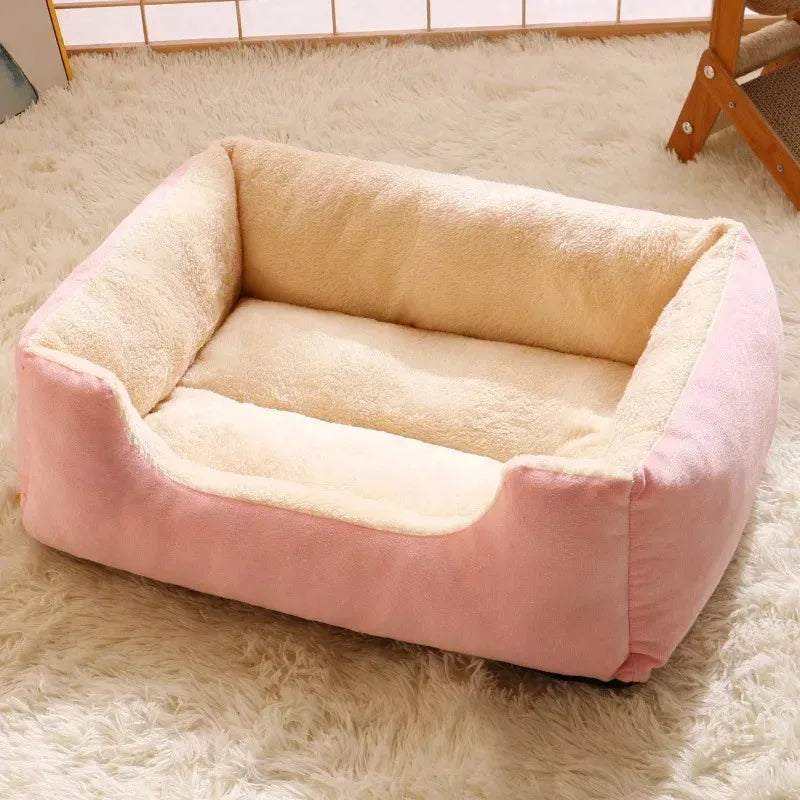 BeiYu Pet Breathable Cat & Dog Bed Cushion – Soft Basket Mat for Kittens & Small Dogs (S–XXL) - Pet Suppie