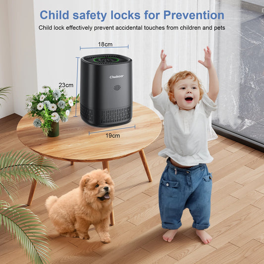Chuboor Desktop Air Purifier – Sponge Filter for Pet Dander, Smoke, Dust & Odour - Pet Suppie