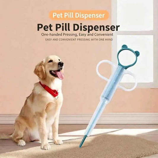Pet Pill Dispenser With Soft Tip, Cat Dog Medicine Dispenser Shooter With Ergonomic Plunger, Small Animal Feeding Tool