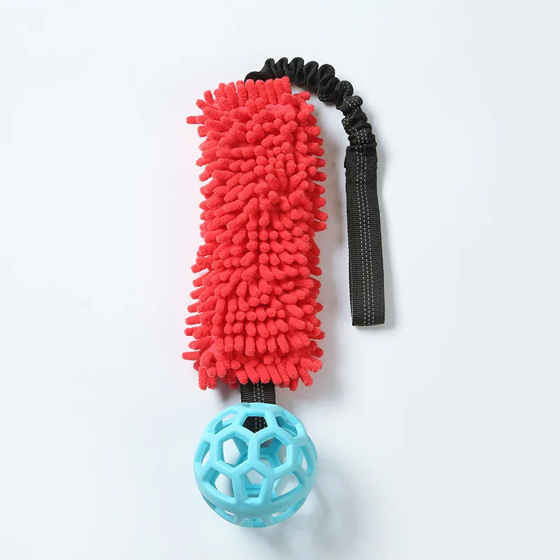Factory Direct Soft Rubber Colorful Squeaky Dog Toy Ball Durable Chew Toy for Large Dogs