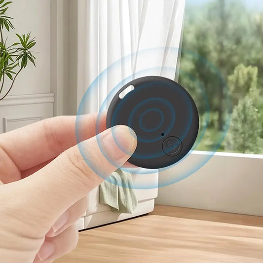 Round Mini Bluetooth 5.0 GPS Tracker – Anti-Lost Device for Cats, Dogs, Kids & Keys - Pet Suppie