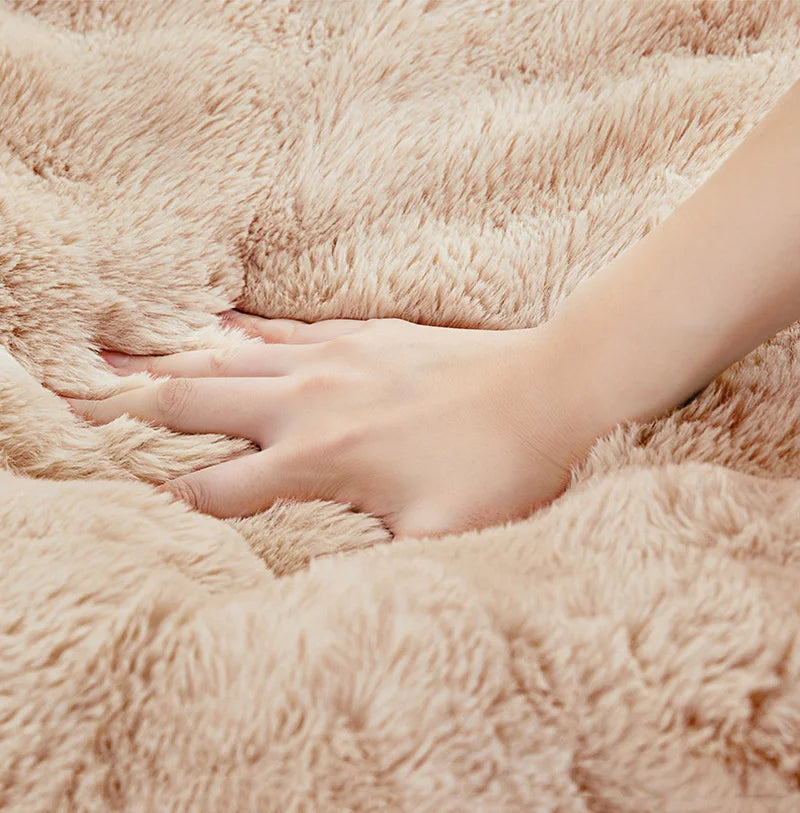 Soft Plush Dog Bed Sofa Winter Warm Pet Sleeping Mat for Small Medium Dogs Cats Removable Puppy Bed Luxury Cozy Cat Sleeping Bed