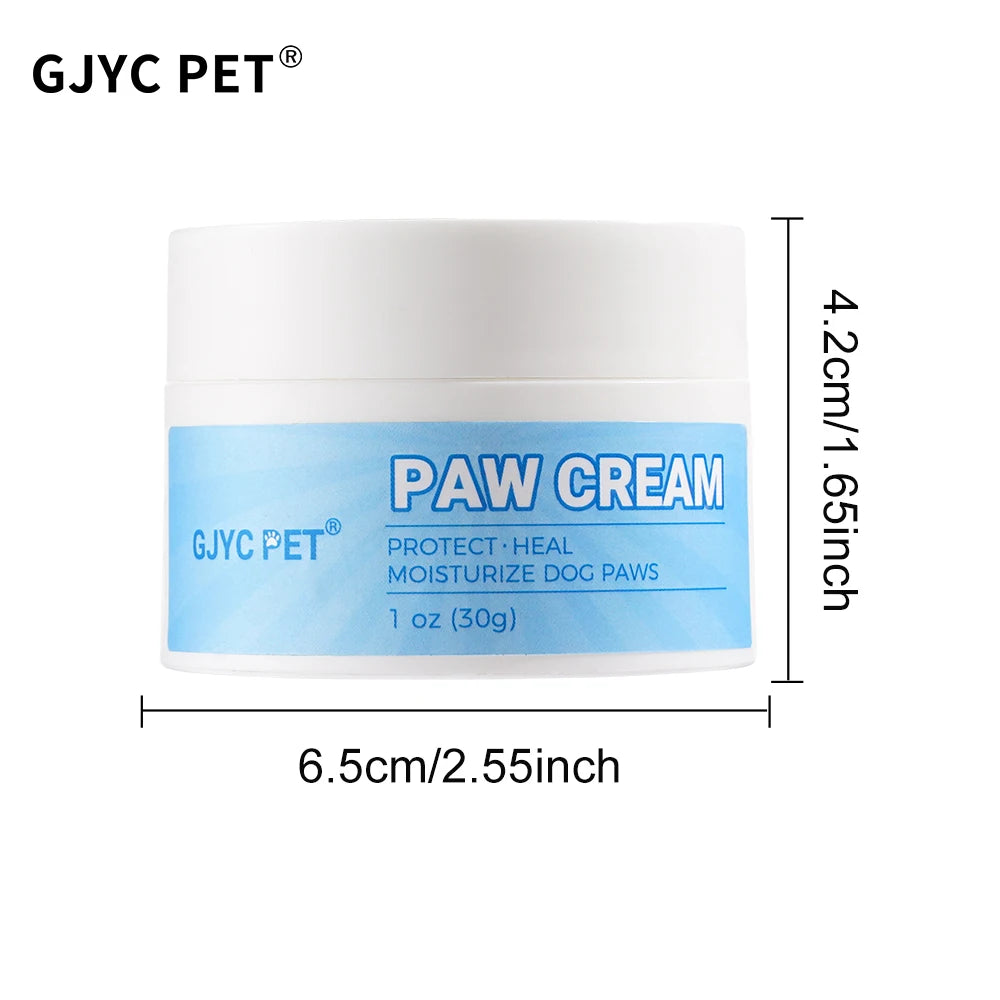 Pet Paw Cream for Dogs Cats | Natural Moisturizing Softening Protector for Dry Cracked Pads All Weather Daily Care