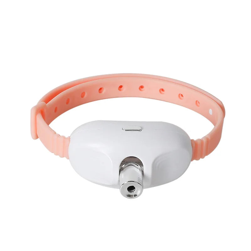 Smart Laser Cat Teaser Collar – Automatic Self-Entertainment Wearable Laser Toy for Cats (Green & Pink) - Pet Suppie
