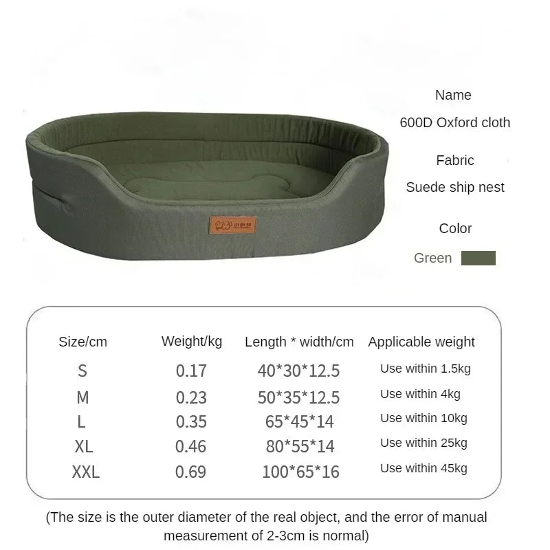 Waterproof and Anti-Mite Sofa Bed for Small Medium Large Dogs and Cats, Chew Resistant Mat, Wear-Resistant Pet Sleeping Beds