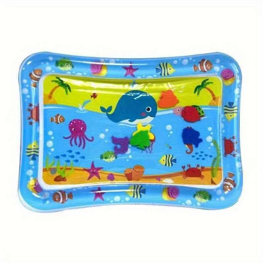 Thickened Large Square Scratch-Resistant Pet Inflatable Water Bed Toy, Pet Interaction Cooling, water spraying, and ice cooling