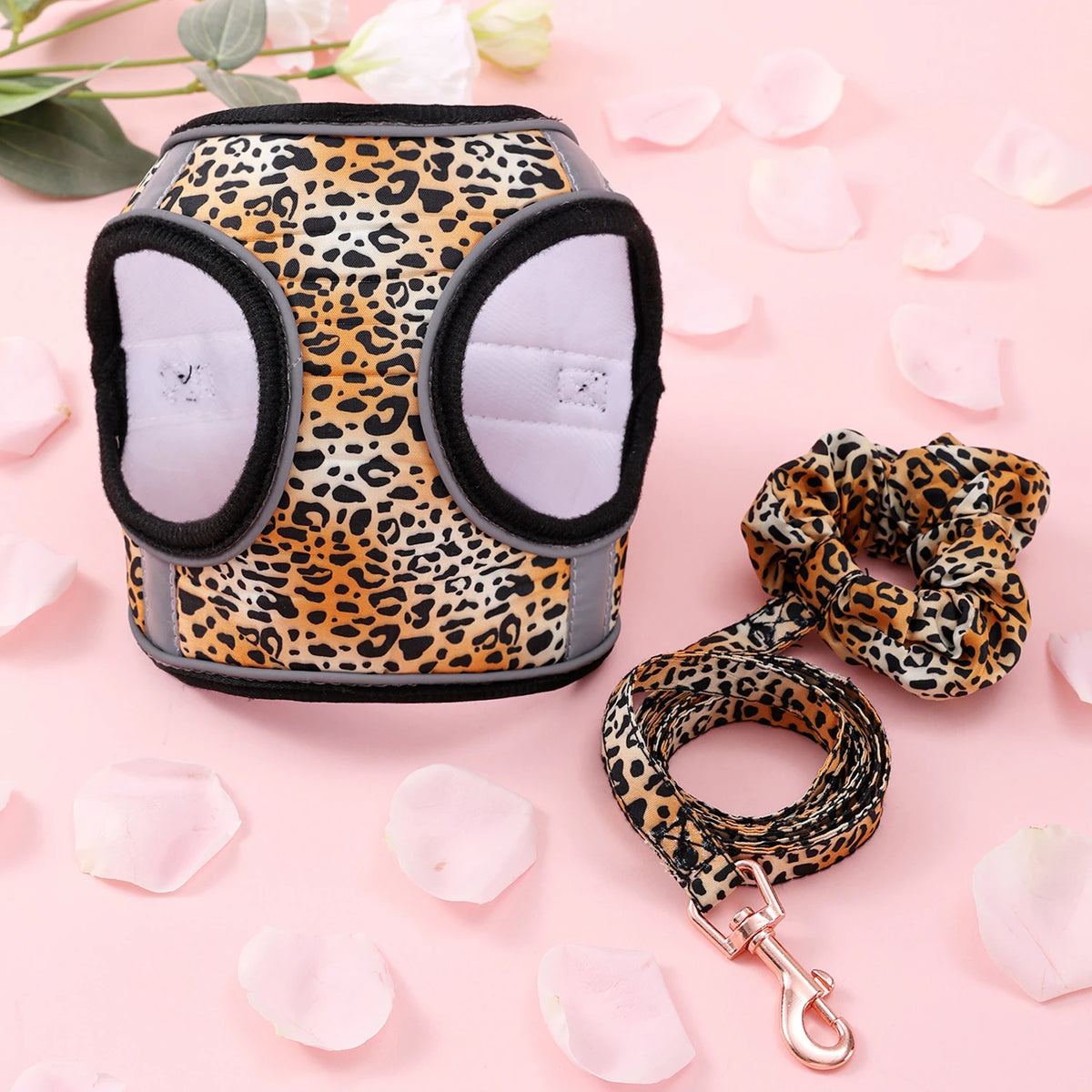 Winter Warm Small Dog Harness Leash Set Soft Puppy Vest Harness Cute Pet Traction Bracelet Small Cat Harness set Pet Accessories - Pet Suppie