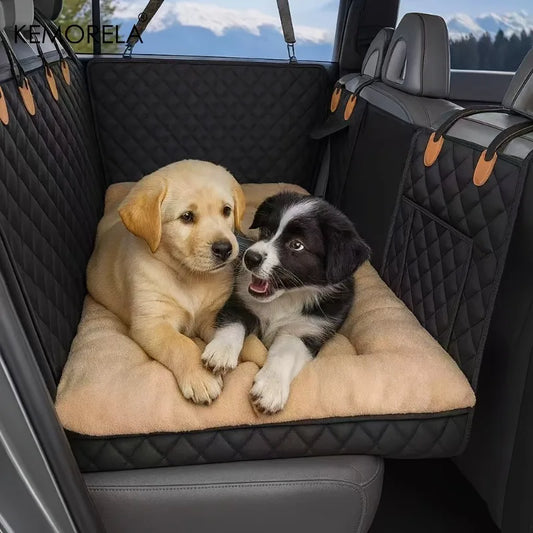 Winter Dog Car Seat Mat, Thick Warmth & Non-Slip Bottom, For SUV Sedan Truck Bed Mat for Winter & Road Trips, Machine Washable