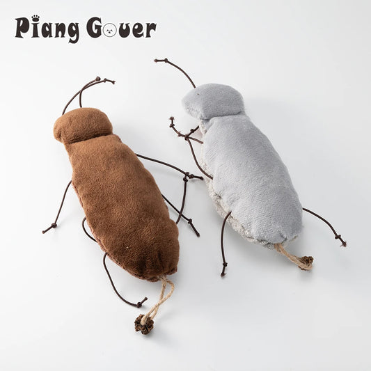 Cat Toy Plush Cockroach Pet Toy Interaction Kitty Toy Catnip Pet Supplies