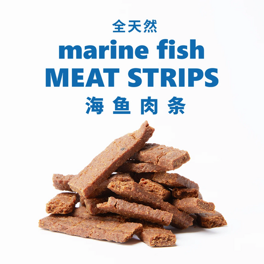 SHOUOK air-dried marine fish meat strips for Dogs with 92%meat content;100%nature;NO antibiotics;No Grains; - Pet Suppie