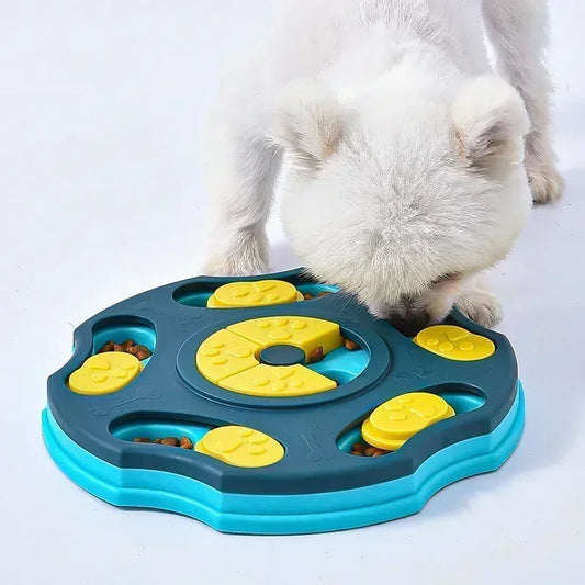 Dog Puzzle Slow Feeder Bowl – Interactive IQ Food Dispenser for Dogs & Cats (Non-Slip) - Pet Suppie