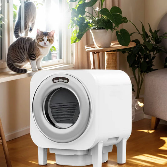 Intelligent Electric Self-Cleaning Cat Litter Box – Large Automatic Poop Scoop Machine (Model E3) - Pet Suppie
