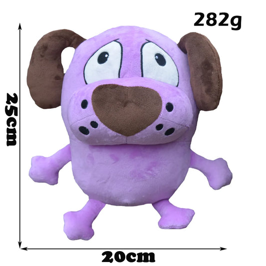 Purple Dog Plush Toys Cartoon Animals Fluffy Dolls Kawaii Dog Stuffes Toy Plushie Birthday Gifts