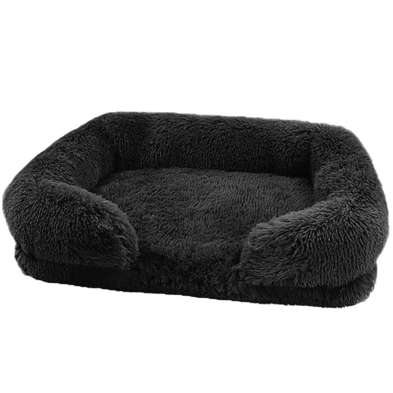 Thickened Orthopedic Dog Bed for Large Dogs – Egg Sponge Base with Washable Plush Cover - Pet Suppie