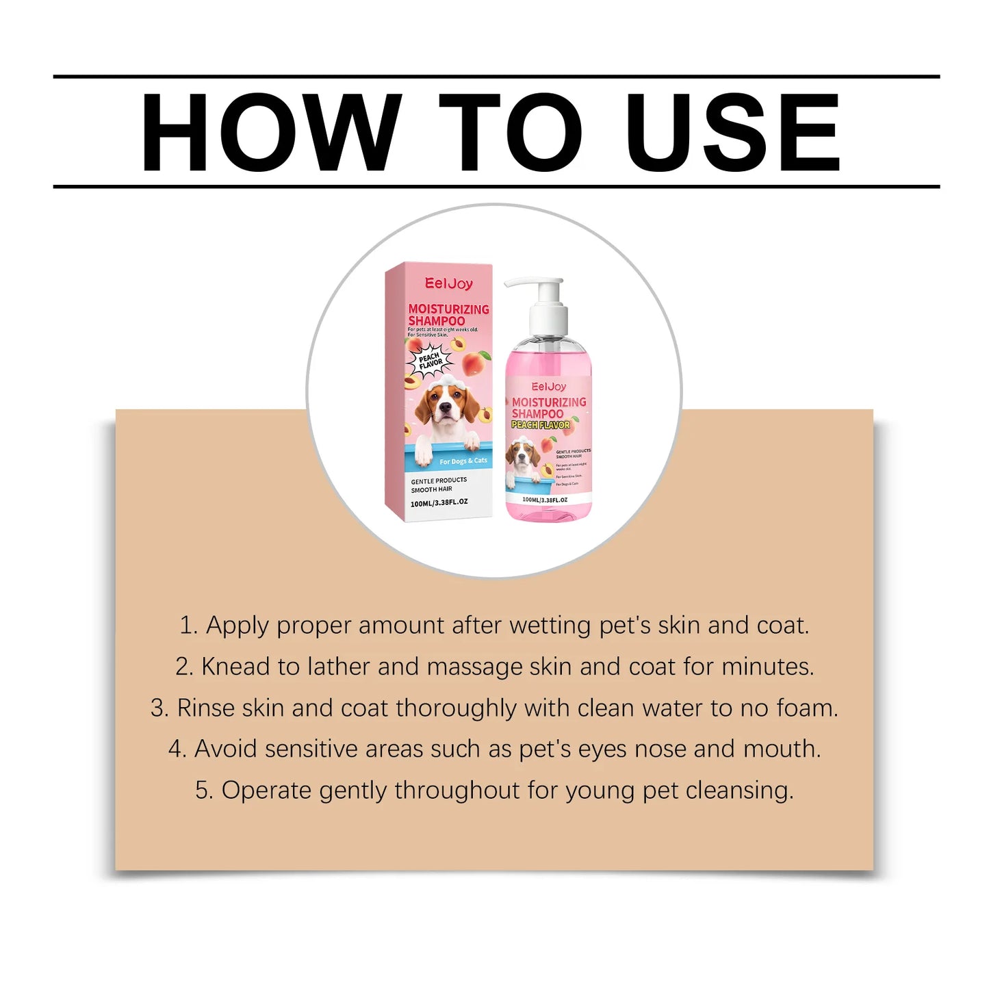 Dog Cat Pet Fragrance Shampoo Long Lasting Scent Deodorize Clean Dirt Prevent Tangling Make Coat Soft Shiny Pet Bath Shower Gel