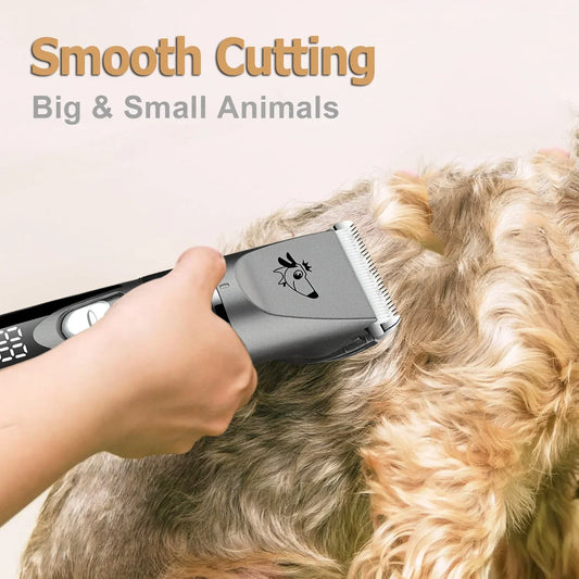 NIELSY Professional Pet Hair Clipper – Ceramic Silent Grooming Kit for Dogs, Cats & Rabbits - Pet Suppie