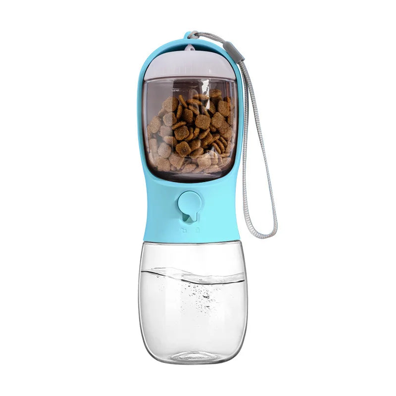 Pet Supplies Large Capacity Cats and Dogs Portable Outdoor 2-in-1 Water Food Temperature Resistant Multifunctional Pet Water Cup