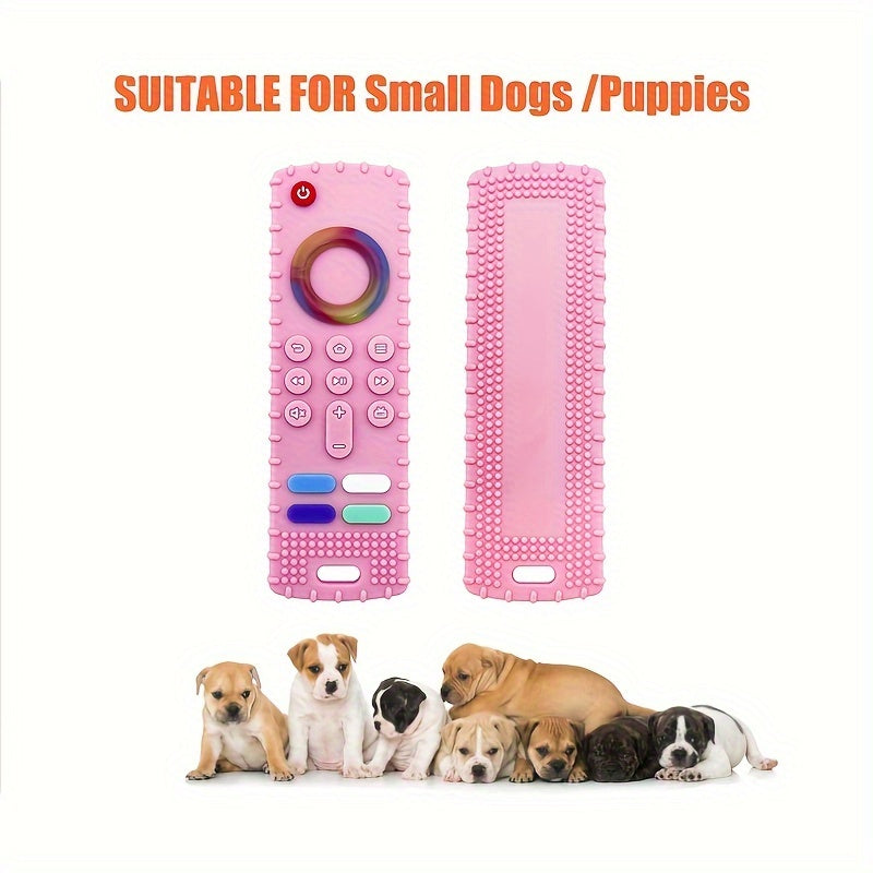 Teething Toys for Puppies That Resemble Remote Controls, These Colorful Chew Toys Are Designed to Entertain And Stimulate Teething Puppies.