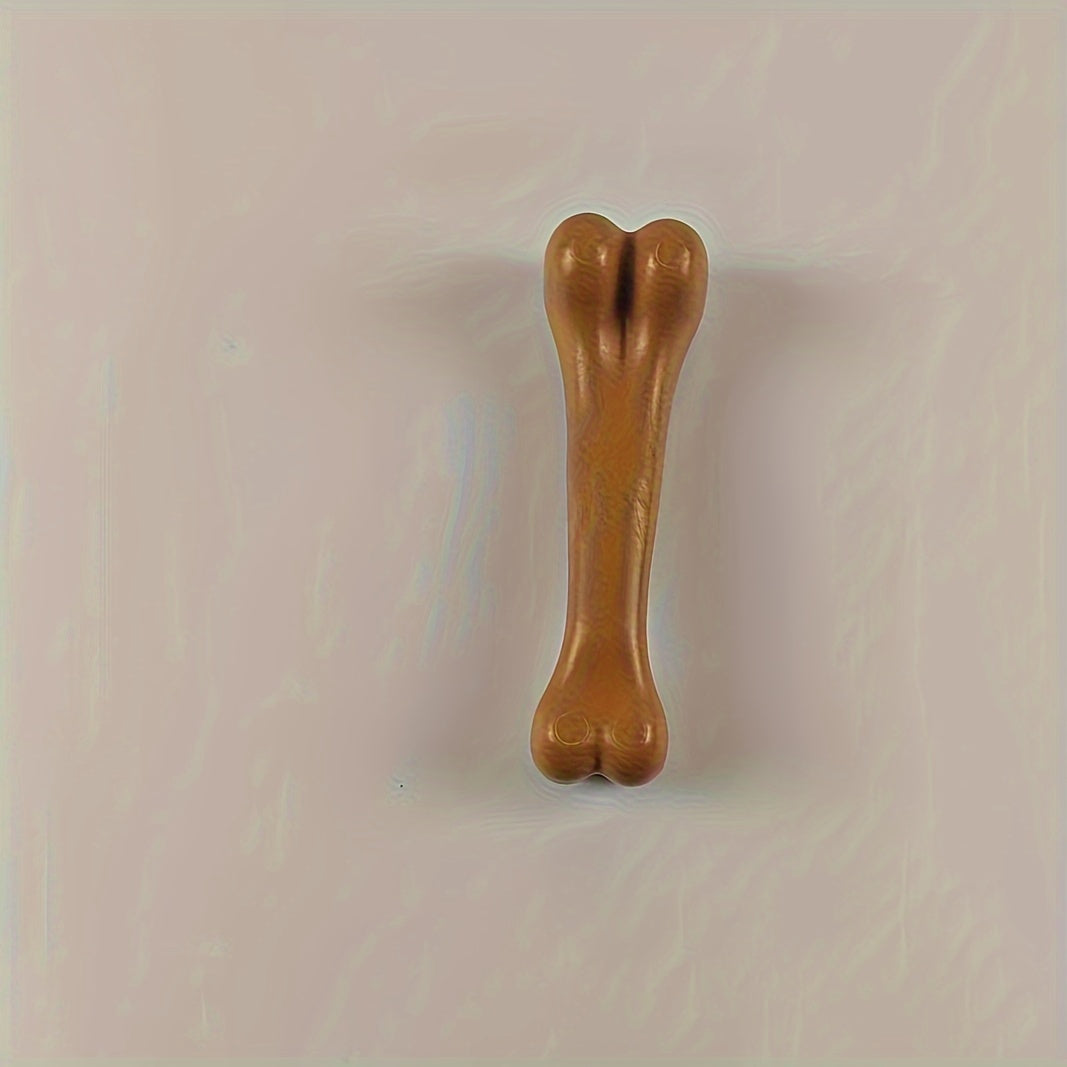 Beef-Flavored Durable Chew Toy for Dogs - Interactive Bone Design, Tough & Safe for All Breeds, Promotes Dental Health & Playtime Fun, Pet Dental Care | Engaging Pet Toy | Durable Polypropylene, Dog Toys for Aggressive Chewer