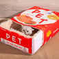 Rectangular Fully Closed Cat Nest, Snack Box Style Pet Cat Bed Universal Pet Nest For All Seasons