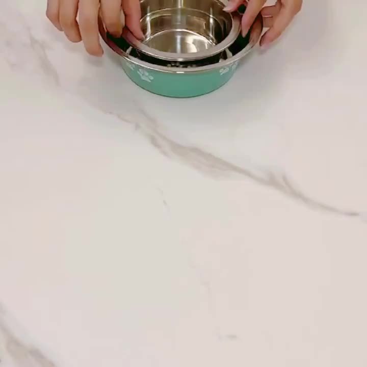 1PC Non-slip Dog Bowls For Small Medium Large Dog Feeder Bowls Drinkers Stainless Steel High Capacity Pet Feeders Dogs Accessories