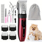 Professional USB- Electric Dog & Grooming Kit with Thick Ceramic Clippers, Brush & Measuring Tool - Low-Voltage Pet Hair Trimmer Suitable for &, for Dogs, Cats, Puppies, Kittens