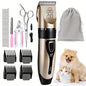 Professional USB- Electric Dog & Grooming Kit with Thick Ceramic Clippers, Brush & Measuring Tool - Low-Voltage Pet Hair Trimmer Suitable for &, for Dogs, Cats, Puppies, Kittens