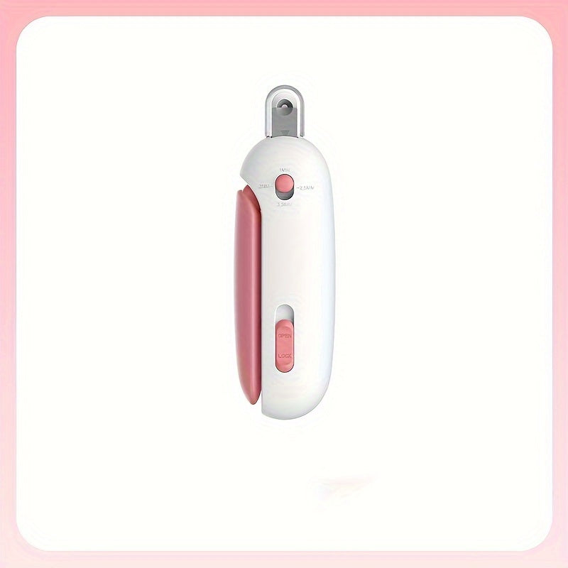 PetGroomPro Adjustable Aperture Nail Clippers for Cats and Dogs, Professional Grooming Tool, Plastic, No Battery Required, Ideal for Small to Large Pets