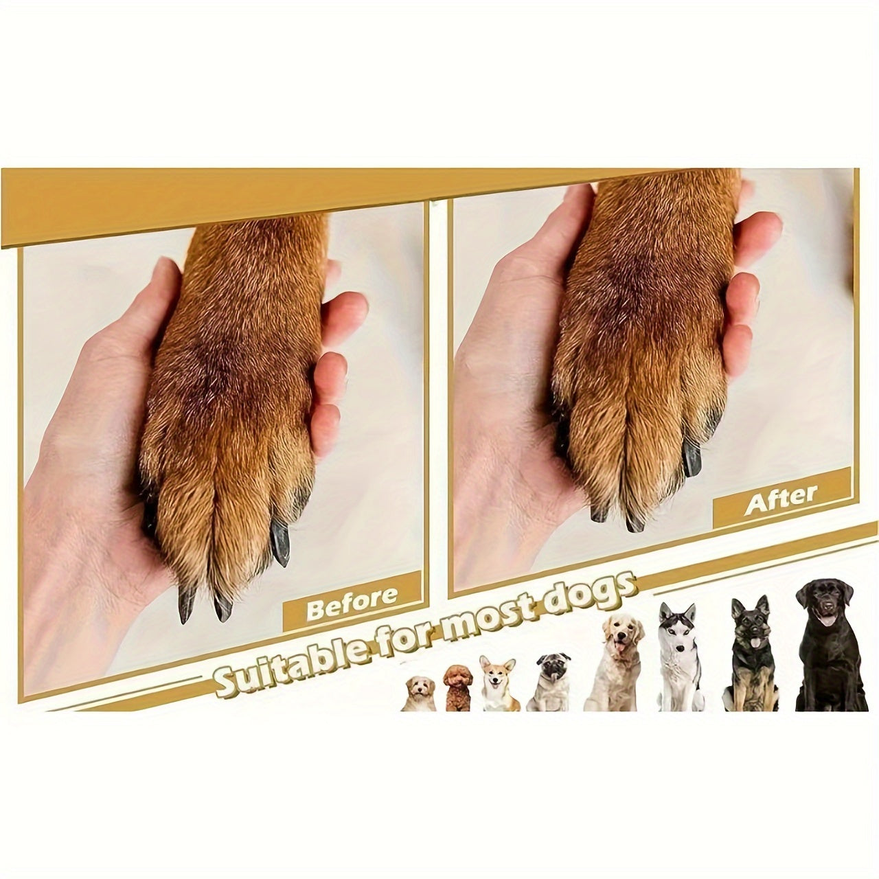 [Nail Care] Stress-Free Pet Nail Care | Dog Nail File | Scratch Square for Dogs | Durable PP Material