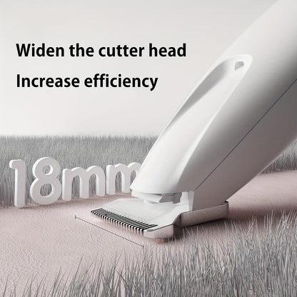 1pc MIAOQUANJI USB- Corded Pet Hair Clipper & Trimmer with Low-Noise Motor, LED Light, USB - Suitable for Dog Grooming, Clippers for Paws, Ears, Face, Hair Removal