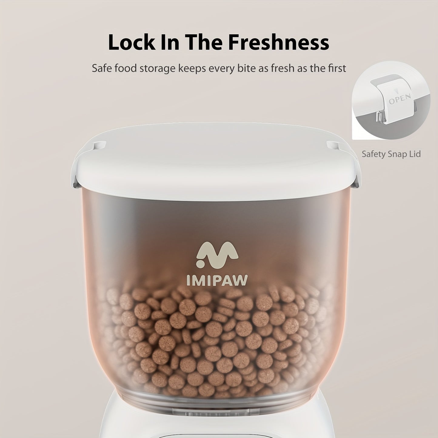 Automatic Pet Feeder with HD Camera And Wifi, Designed for Cats And Dogs, Featuring a Stainless Steel Bowl, 10-Second Voice Recorder, And Remote Control Via Android And Ios App, Weighing 135.27 Ounces, Without Battery