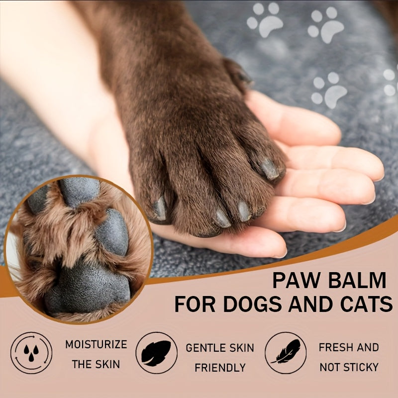 Coconut Oil Pet Hand and Foot Care Cream Deeply moisturize paws, provide long-lasting moisturization, say goodbye to roughness, dryness, gentle care for pets, keep pets paws nose, moisturizing and gentle, portable, suitable f
