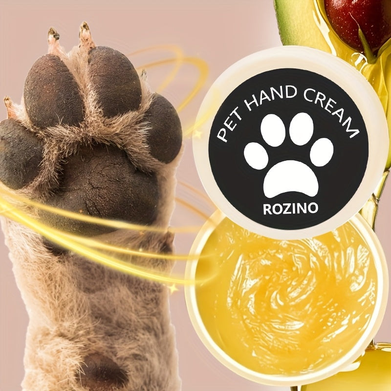 Coconut Oil Pet Hand and Foot Care Cream Deeply moisturize paws, provide long-lasting moisturization, say goodbye to roughness, dryness, gentle care for pets, keep pets paws nose, moisturizing and gentle, portable, suitable f