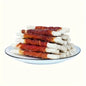 4-Pack(4 x 100g/3.53oz) 400g/14.12oz Duck Wrapped Rawhide Sticks, Dog Treats For Small, Medium, & Large Dog