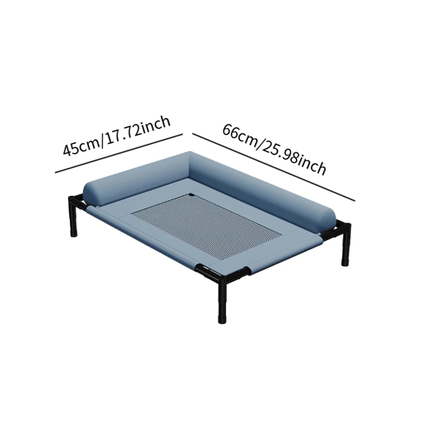 Elevated Cooling Dog Bed Portable Washable Dog Hammock Cat Bed for Cats Dogs Portable Dog Bed with Breathable Mesh Cot