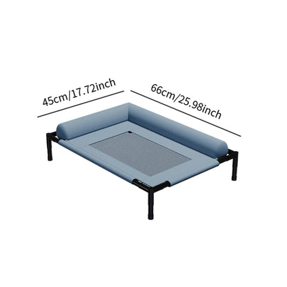 Elevated Cooling Dog Bed Portable Washable Dog Hammock Cat Bed for Cats Dogs Portable Dog Bed with Breathable Mesh Cot