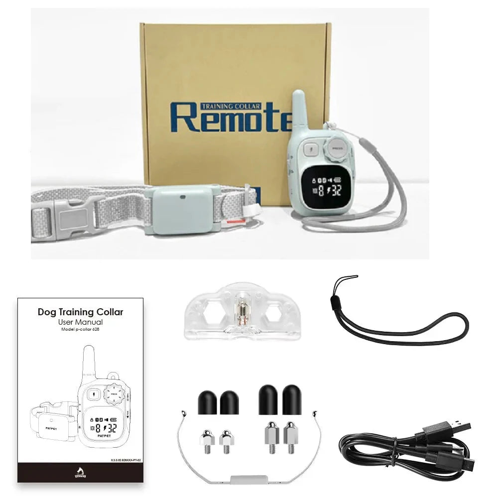 Dog Shock Collar for Small Dogs, IPX7 Waterproof Dog Collar with Remote for Small Medium Large Dogs 5-100 lbs