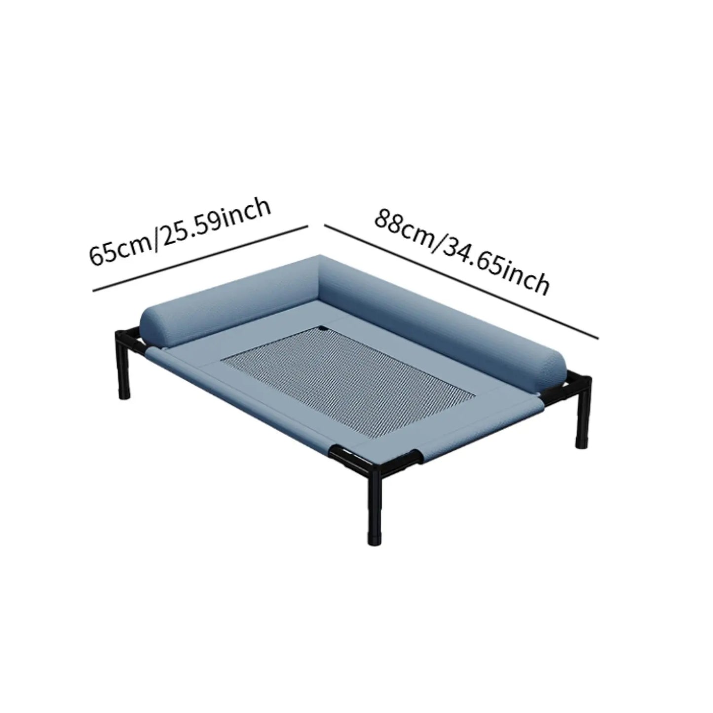 Elevated Cooling Dog Bed Portable Washable Dog Hammock Cat Bed for Cats Dogs Portable Dog Bed with Breathable Mesh Cot