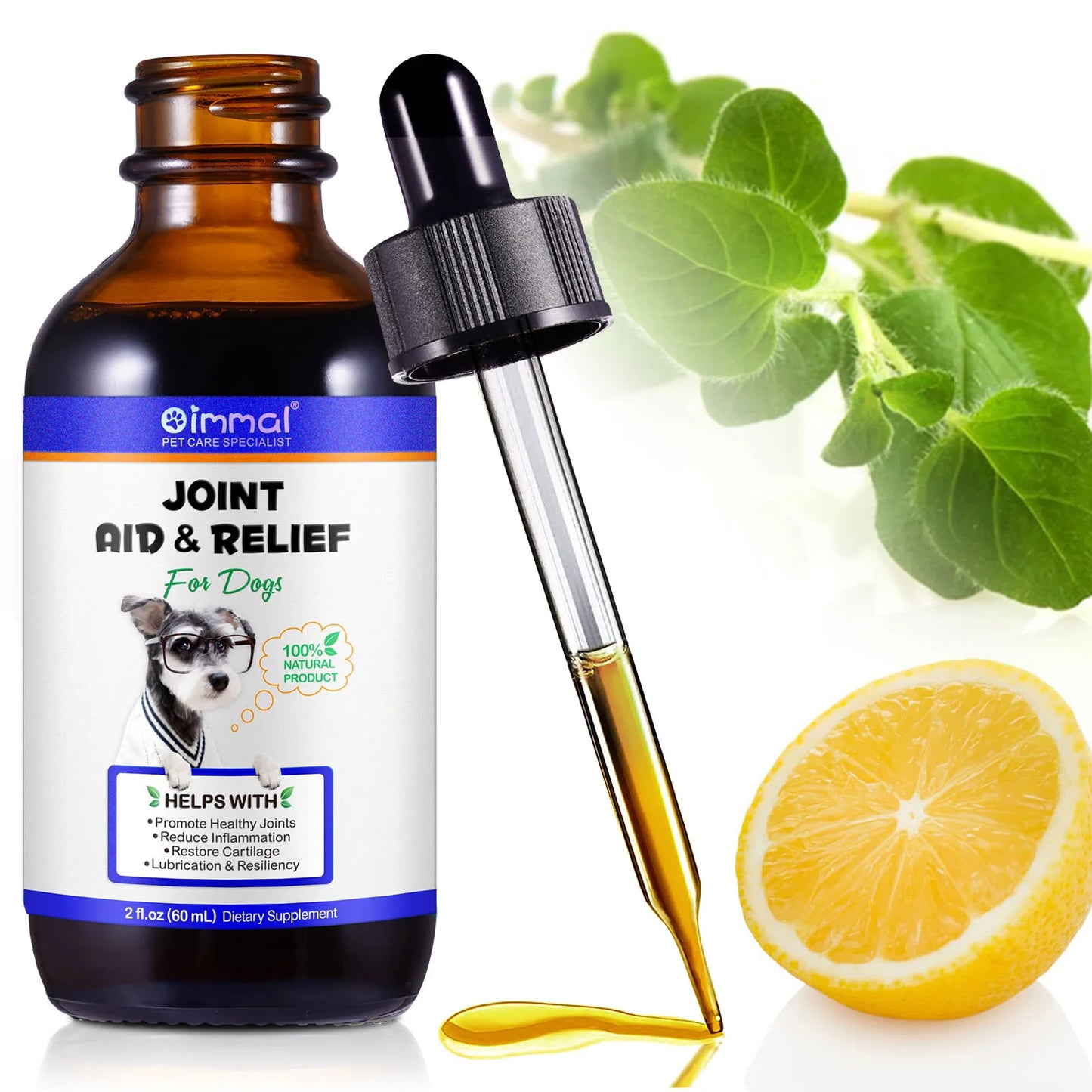 Joint Aid & Relief with Glucosamine for Dogs Promote Healthy Joints Reduce Inflammation Restore Cartilage Lubrication Resilience